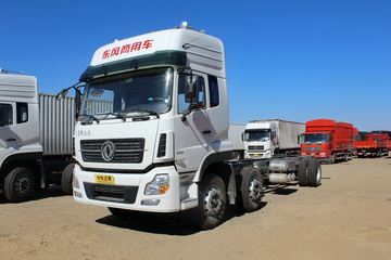 东风商用车 天龙重卡 245马力 6X2 9.6米厢式载货车底盘(DFL5253XXYAX1B)