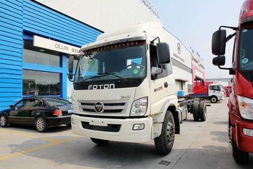 福田 奥铃CTX中卡 重载版 156马力 4X2 5.2米排半栏板载货车底盘(BJ1139VJPED-F1)