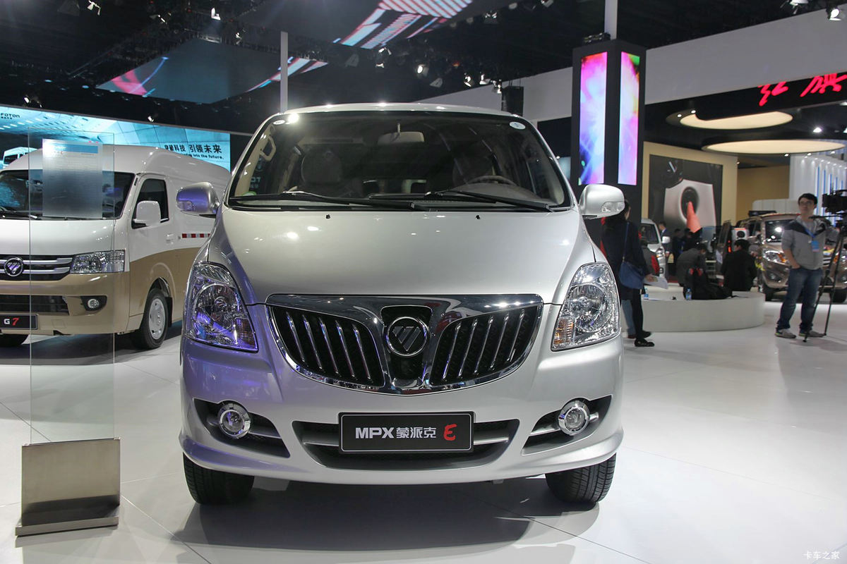 福田商务车 蒙派克E 商运版 122马力 封闭厢式货车