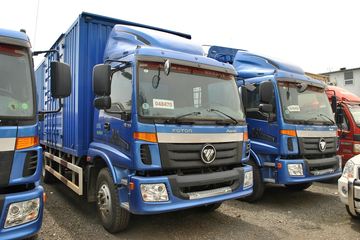 福田 欧马可5系中卡 标载版 170马力 4X2 7.8米排半厢式载货车(BJ5169XXY-F1)