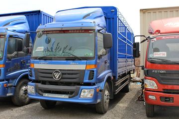 福田 欧马可5系 170马力 4X2 6.2米排半仓栅式载货车(BJ5169CCY-A2)