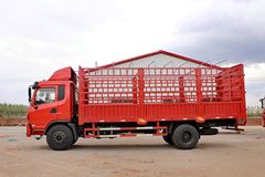 陕汽商用车 轩德中卡 190马力 4X2 6.75米仓栅式载货车(SX5168CCYGP4)