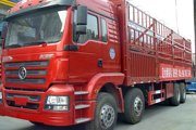 陕汽商用车 轩德X3重卡 310马力 8X4 9.5米仓栅式载货车(SX5316CCYGN456)
