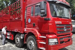 陕汽商用车 轩德X3重卡 310马力 8X4 9.5米仓栅式载货车(SX5316CCYGN456)