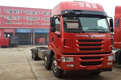 青岛解放 途V重卡 300马力 8X4 9.5米排半载货车底盘(CA1313P2K2L7T4BE4A80)