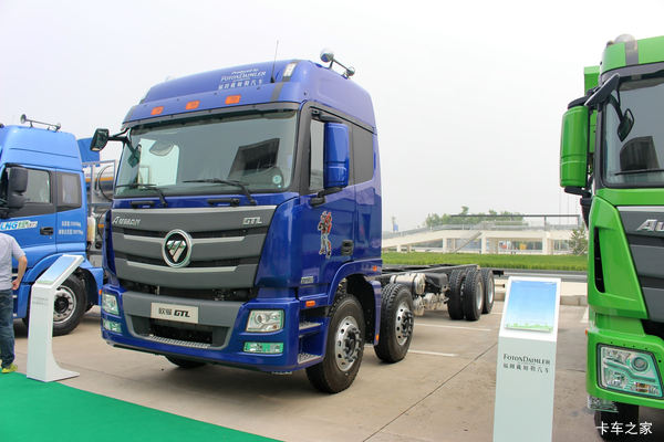 福田 欧曼GTL 6系重卡 350马力 8X4载货车底盘(BJ5319CCY-XH)