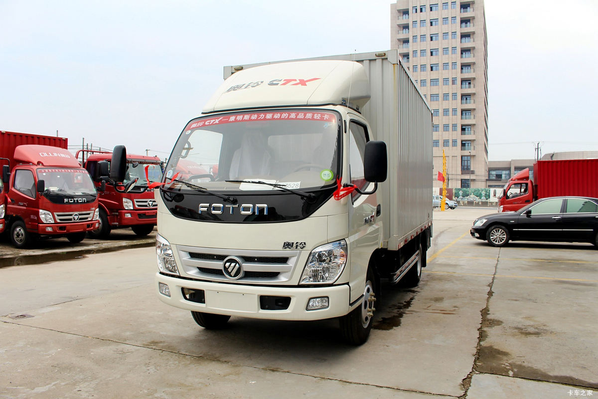 福田 奥铃CTX 118马力 4.165米单排厢式轻卡