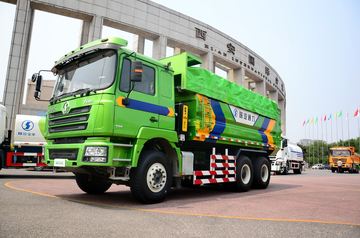 陕汽重卡 德龙F3000 336马力 6X4 5.6米新型渣土车(SX3256DR3841)