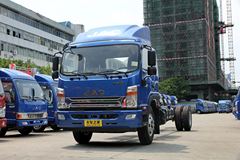 江淮帅铃 威司达W570中卡 160马力 4X2 7.7米厢式载货车底盘(HFC5161XXYP70K1E)