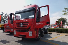 上汽红岩 杰狮M100重卡 390马力 6X2 LNG牵引车(CQ4256HTG303TC)