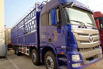 福田 欧曼GTL 6系重卡 360马力 8X4 9.6米畜禽载货车(440后桥)(BJ5319CCQ-AA)外观图片