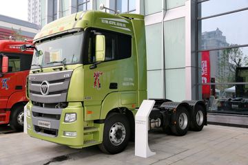 福田 欧曼GTL 6系重卡 超能版 460马力 6X4牵引车(绿色)(BJ4259SNFKB-XF)