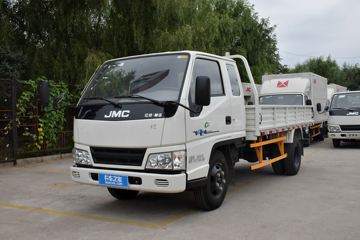 江铃 新顺达 109马力 3.3米排半栏板轻卡(高货台)(JX1041TPC24)