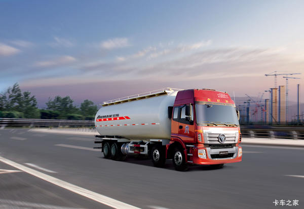 福田 欧曼ETX 9系 360马力 8X4 粉粒物料车(13T桥)(BJ5313GFL-AB)