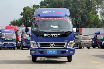 福田 奥铃CTX中卡 重载型 170马力 4X2 6.75米排半厢式载货车(BJ5139XXY-CA)