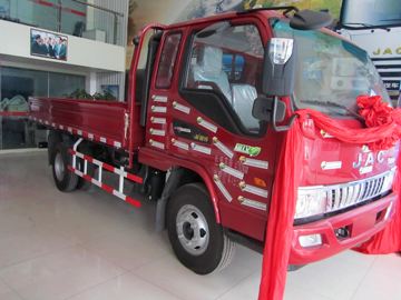 江淮 骏铃E6 130马力 3.8米排半栏板轻卡(HFC1043P91K6C2)