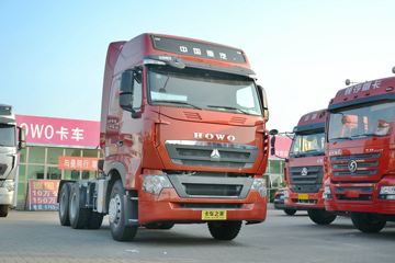 中国重汽 HOWO T7H重卡 440马力 6X4牵引车(3.7速比)(ZZ4257V324HE1B)