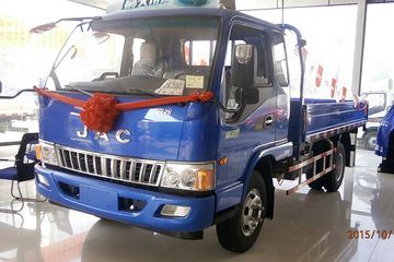 江淮 骏铃E6 141马力 3.8米排半栏板轻卡(HFC1043P91K3C2)