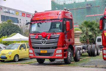 福田 欧曼GTL 6系重卡 超能版 350马力 8X4 9.5米载货车底盘(BJ5319CCY-XH)