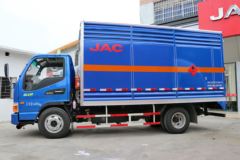 江淮 骏铃 120马力 4X2 爆破器材运输车(HFC5045TQPXZ)(蓝色)