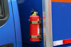 江淮 骏铃 120马力 4X2 爆破器材运输车(HFC5045TQPXZ)(蓝色)