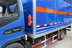 江淮 骏铃 120马力 4X2 爆破器材运输车(HFC5045TQPXZ)(蓝色)