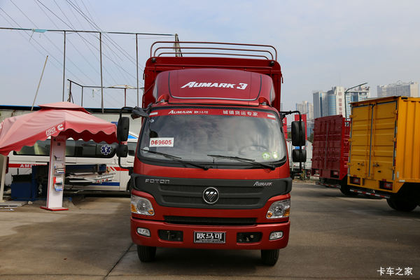 福田 欧马可3系 156马力 3.83米排半仓栅式轻卡(BJ5048CCY-FA)