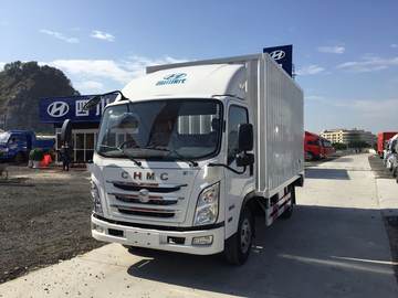 四川现代 瑞越 115马力 4.18米单排厢式轻卡(CNJ1040ZDB33M)