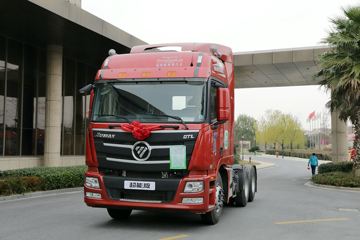 福田 欧曼GTL 6系重卡 超能版 430马力 6X4危险品牵引车(BJ4259SNFKB-XL)