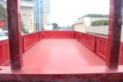 飞碟奥驰 D6系列 170马力 6X2 6.8米排半栏载货车