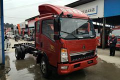 中国重汽HOWO 悍将 115马力 3800轴距载货车底盘(ZZ1107D3815D1)