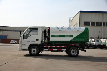 时代底盘&nbsp;垃圾运输车外观图片