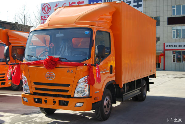 一汽红塔 解放公狮 156马力 5.2米单排厢式载货车(6T后桥)(CA5100XXYK35L4E5)