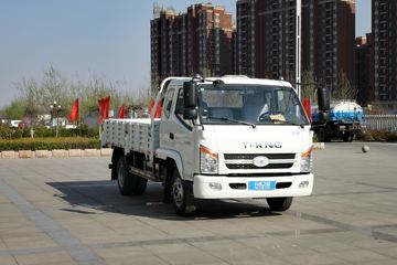 唐骏欧铃 骏骐 旗舰版 124马力 3.8米排半栏板轻卡(重载王)(ZB1040TPD6F)外观图片