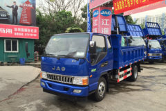 江淮 骏铃G 102马力 4X2 3.75米排半地下室自卸车(HFC3046KPLZ)
