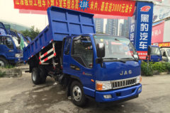江淮 骏铃G 102马力 4X2 3.75米排半地下室自卸车(HFC3046KPLZ)