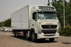 中国重汽 HOWO T7H重卡 400马力 8X4 9.5米厢式载货车(ZZ5317XXYN466MD1B)