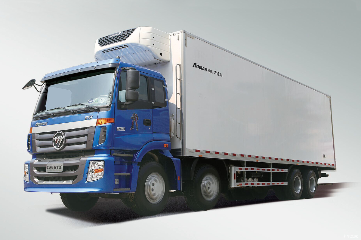 福田 欧曼ETX 6系 270马力 8X4 冷藏车(速比:4.444)