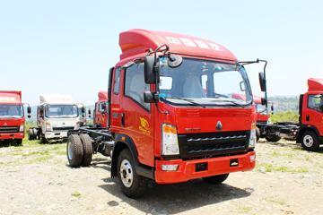 中国重汽HOWO 统帅 148马力 3.85米排半轻卡底盘(ZZ2047CCYF332CE145)