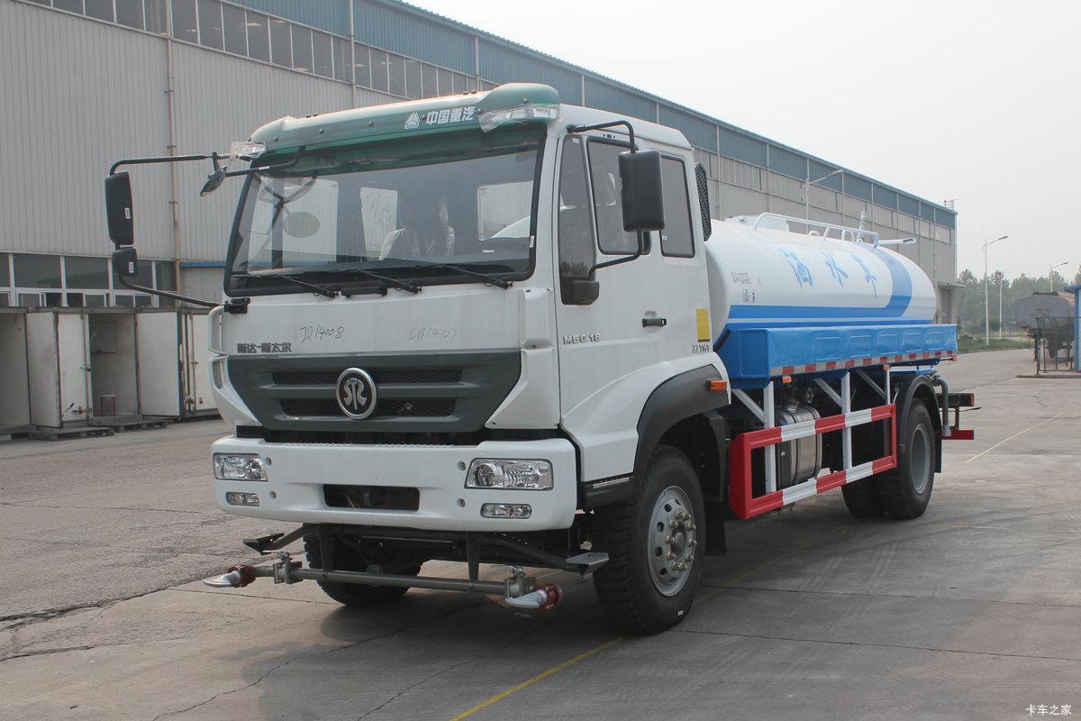 中国重汽 斯达斯太尔 180马力 4X2 洒水车(绿叶牌)