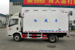 中国重汽 豪沃 115马力 4X2 冷藏车(绿叶牌)(JYJ5047XLC)