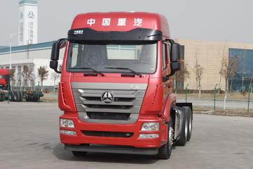 中国重汽 豪瀚J5G重卡 350马力 6X4危险品牵引车(ZZ4255N3243E1W)