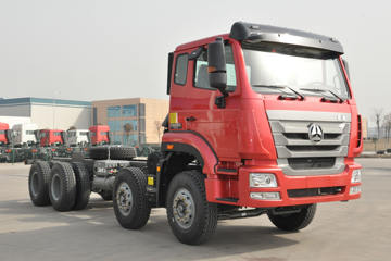 中国重汽 豪瀚J7B 380马力 8X4 CNG自卸车底盘(ZZ3315N3866E1C)
