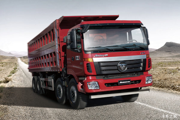 福田 欧曼ETX 9系重卡 375马力 8X4 9.45米自卸车(BJ3313DMPKJ-AD)