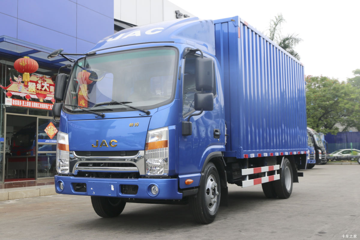 江淮 新帅铃K340 152马力 4.13米单排厢式轻卡