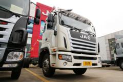 江淮 格尔发K6L中卡 190马力 4X2 7.8米排半厢式载货车底盘(HFC5161XXYPZ5K1E3F)