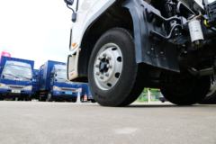 江淮 格尔发K6L中卡 190马力 4X2 7.8米排半厢式载货车底盘(HFC5161XXYPZ5K1E3F)