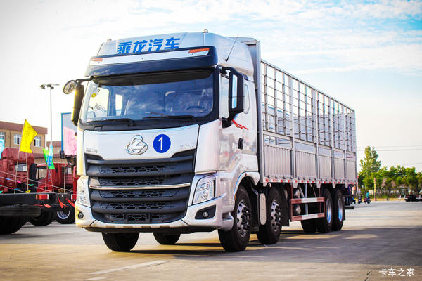 东风柳汽 乘龙H7重卡 350马力 8X4 9.6米仓栅式载货车(LZ5312CCYM5FA)