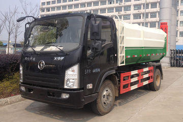 陕汽商用车 轩德X9 130马力 4X2 挂桶式垃圾车(楚飞牌)(CLQ5040ZZZ5SX)