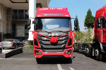 江淮 格尔发K5中卡 180马力 4X2 6.8米仓栅式载货车(HFC5181CCYP3K2A50S2V)